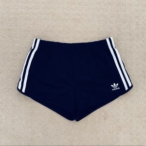 Adidas black athletic shorts